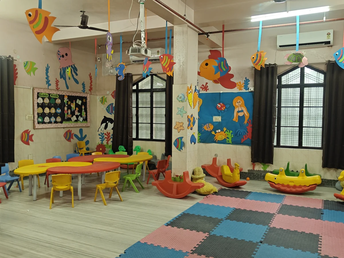 Activity and play room at Sunbeam World School, Varanasi