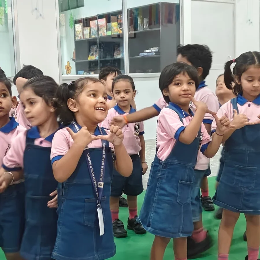 Dance class at Sunbeam World School, Varanasi
