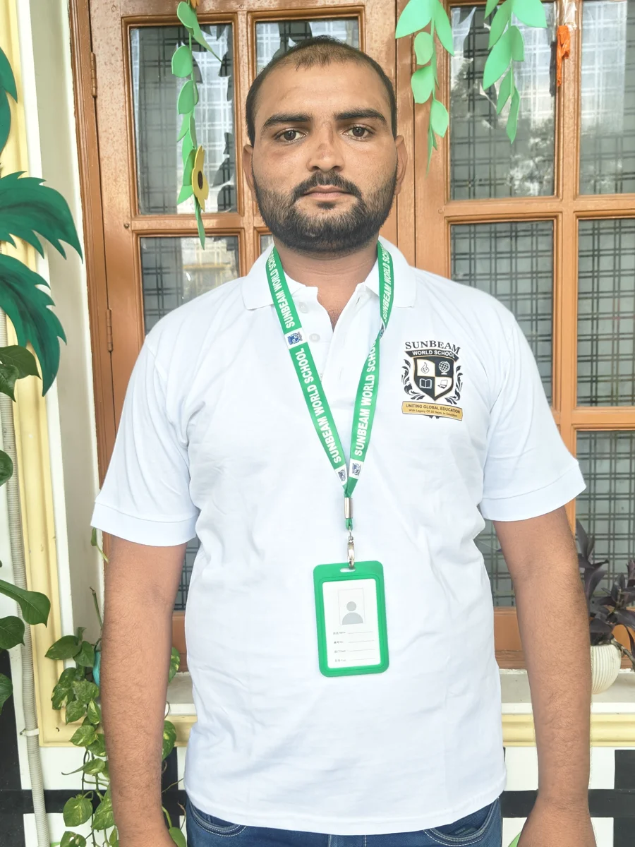 Amit Yadav, Conductor at Sunbeam World School, Varanasi