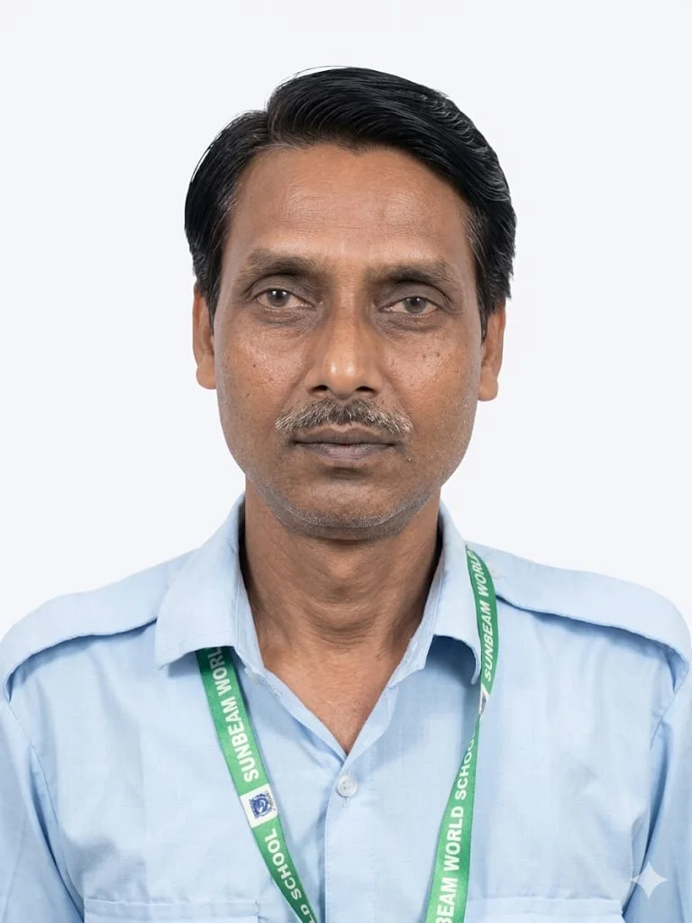 Arun Kumar, Guard at Sunbeam World School, Varanasi